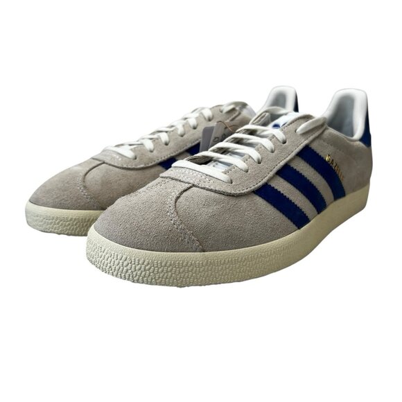 Adidas Gazelle A-Club Manchester United Cream Blue Shoes IH2633 Men's Size 8.5 - Picture 6 of 10